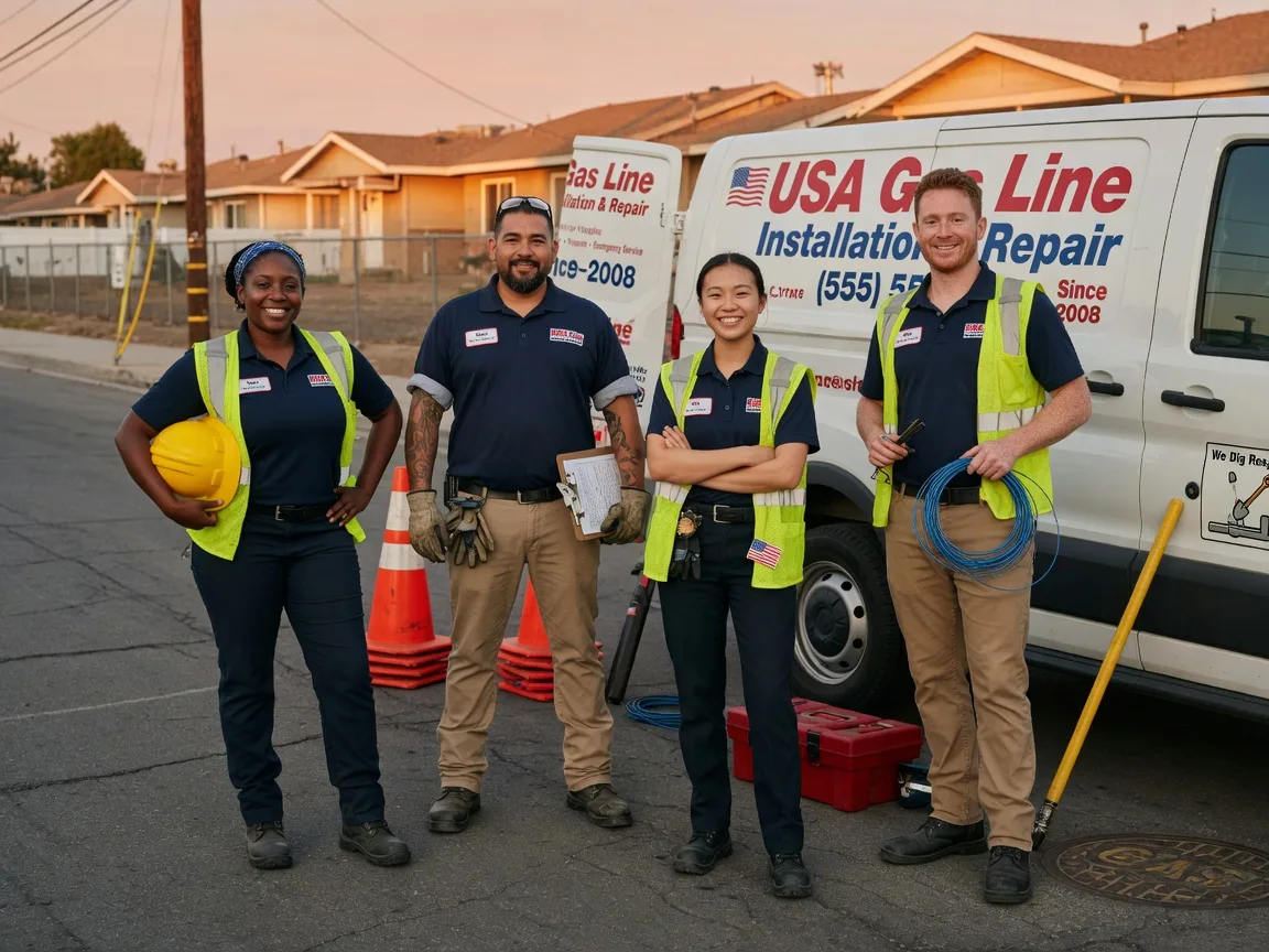 Gas Line Installation company in Alma, IL